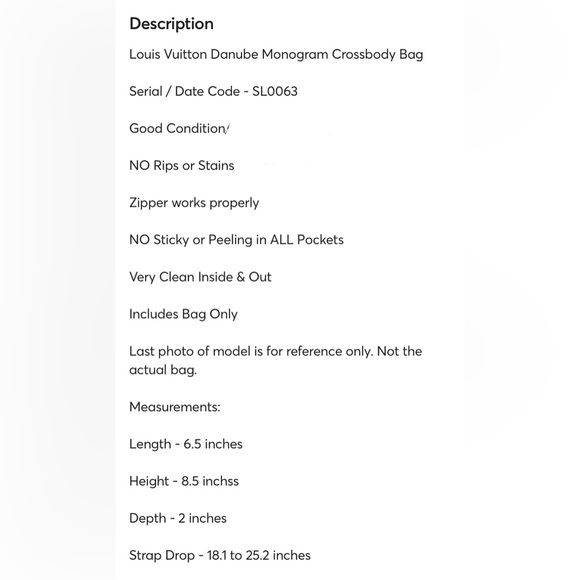 Louis Vuitton Danube Cross
Body Bag - Picture 12 of 13